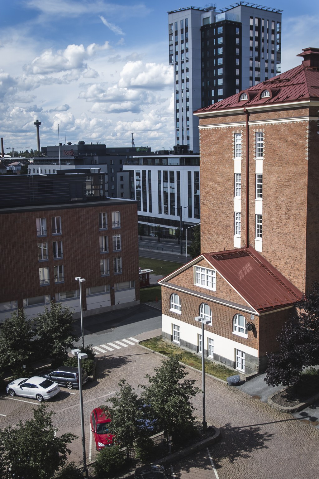 Ilmakuva Länsi- ja Sisä-Suomen aluehallintoviraston toimipisteestä Attilasta, joka sijaitsee Tampereella.